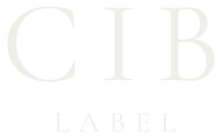 Cib Label primary logo, off white