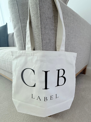 Canvas Shoulder Tote Natural
