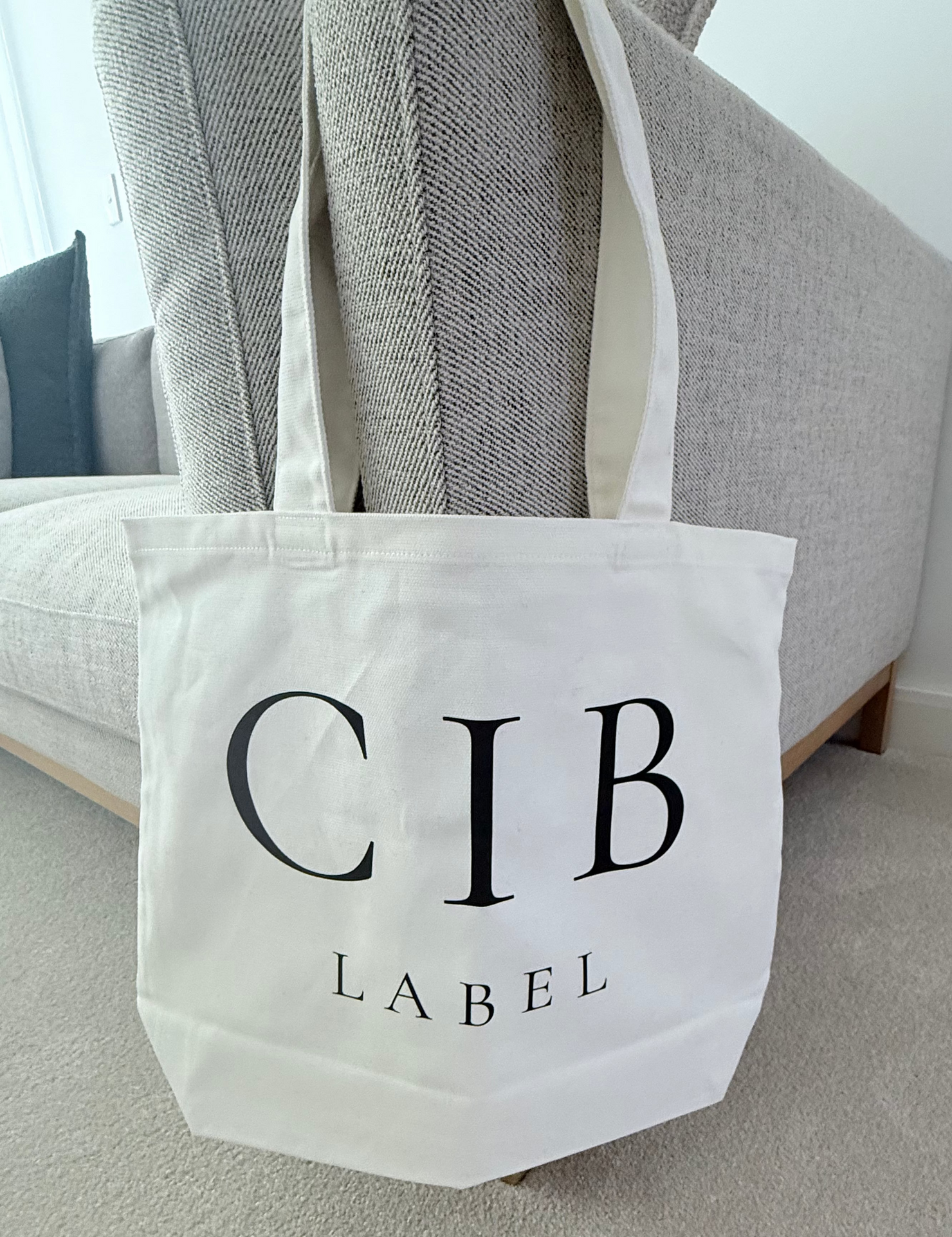 Canvas Shoulder Tote Natural