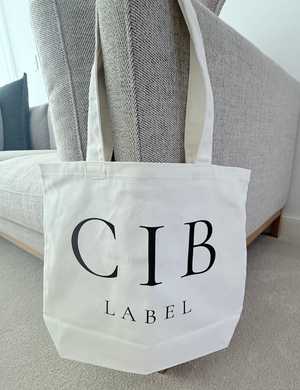 Canvas Shoulder Tote Natural