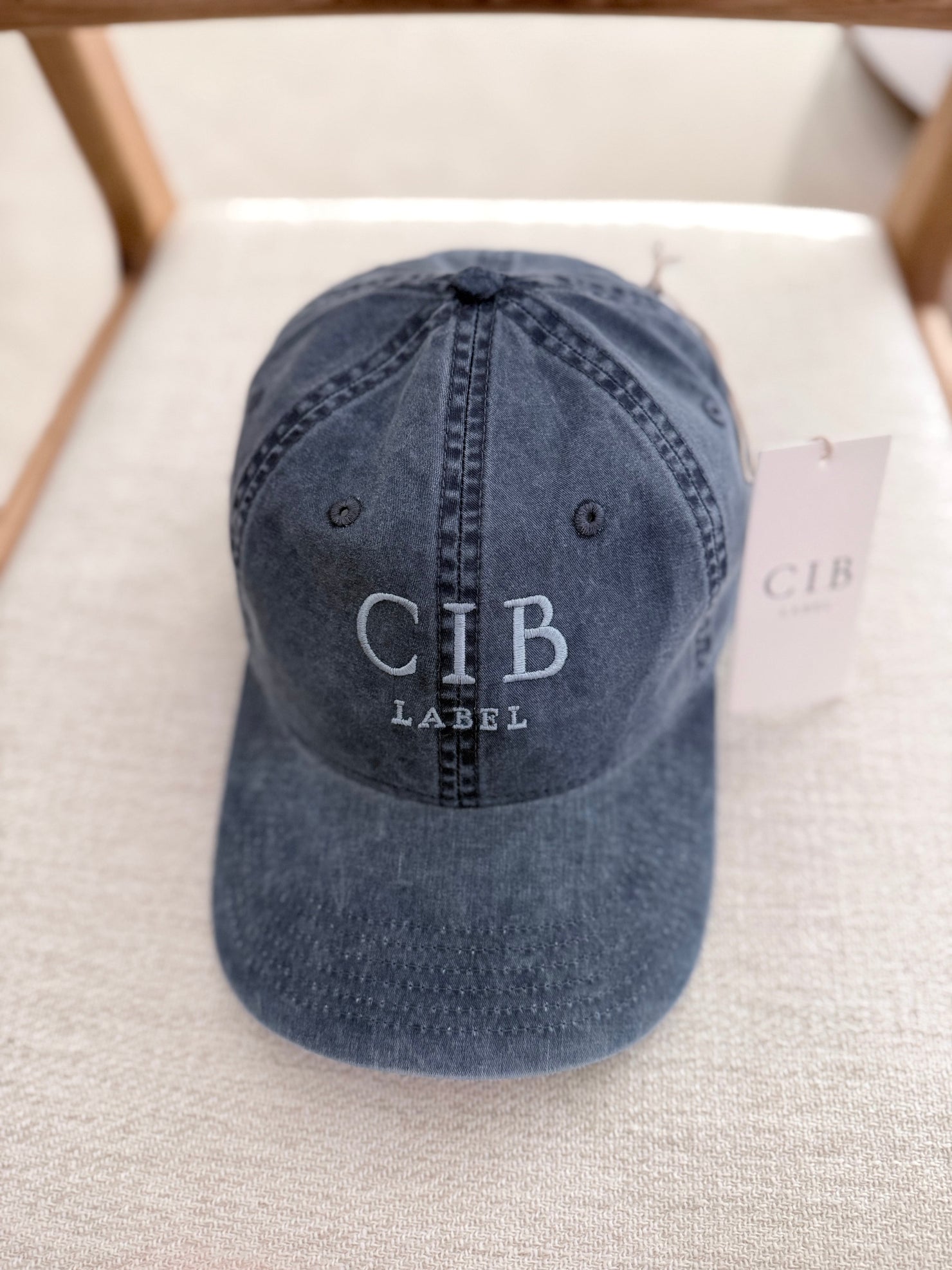 Washed Cotton Dad Cap Denim Blue