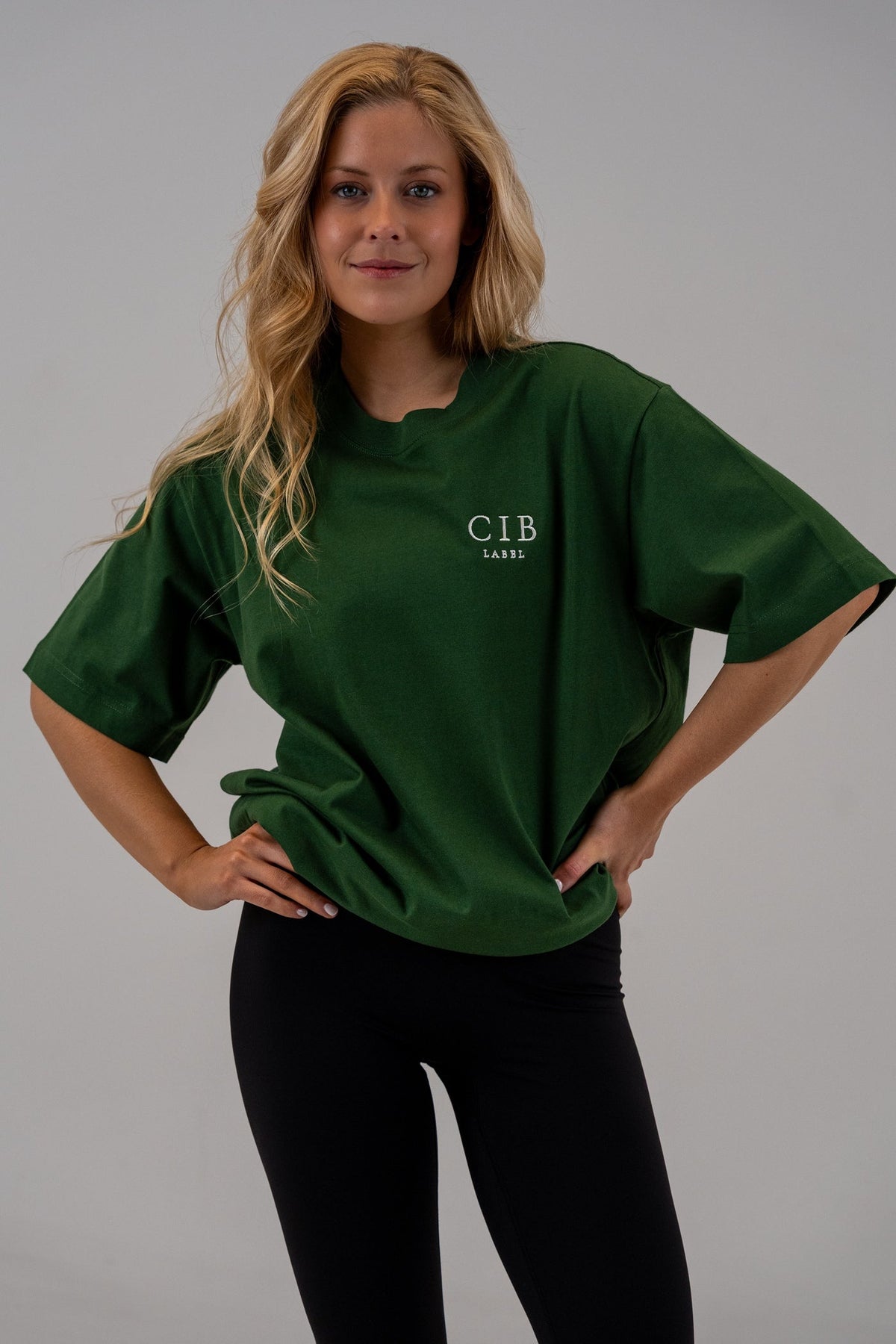 Box Tee Forest Green