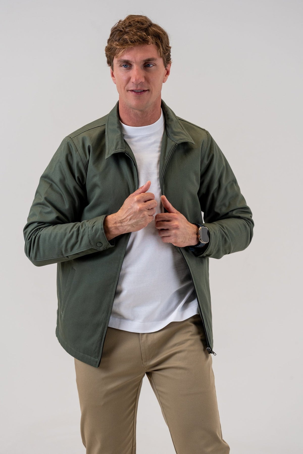 Men's Lined Jacket Olive