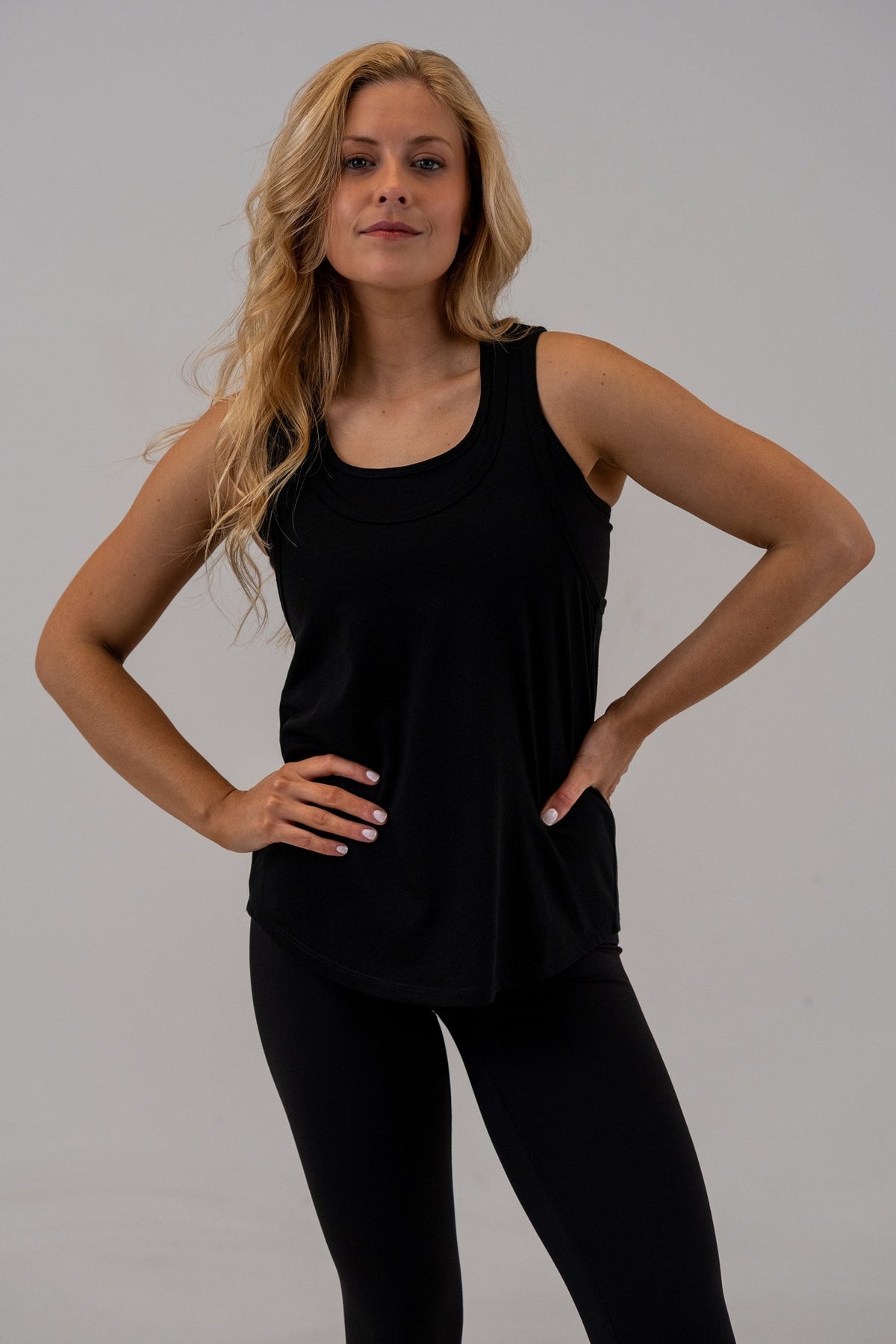 Racerback Tank Black