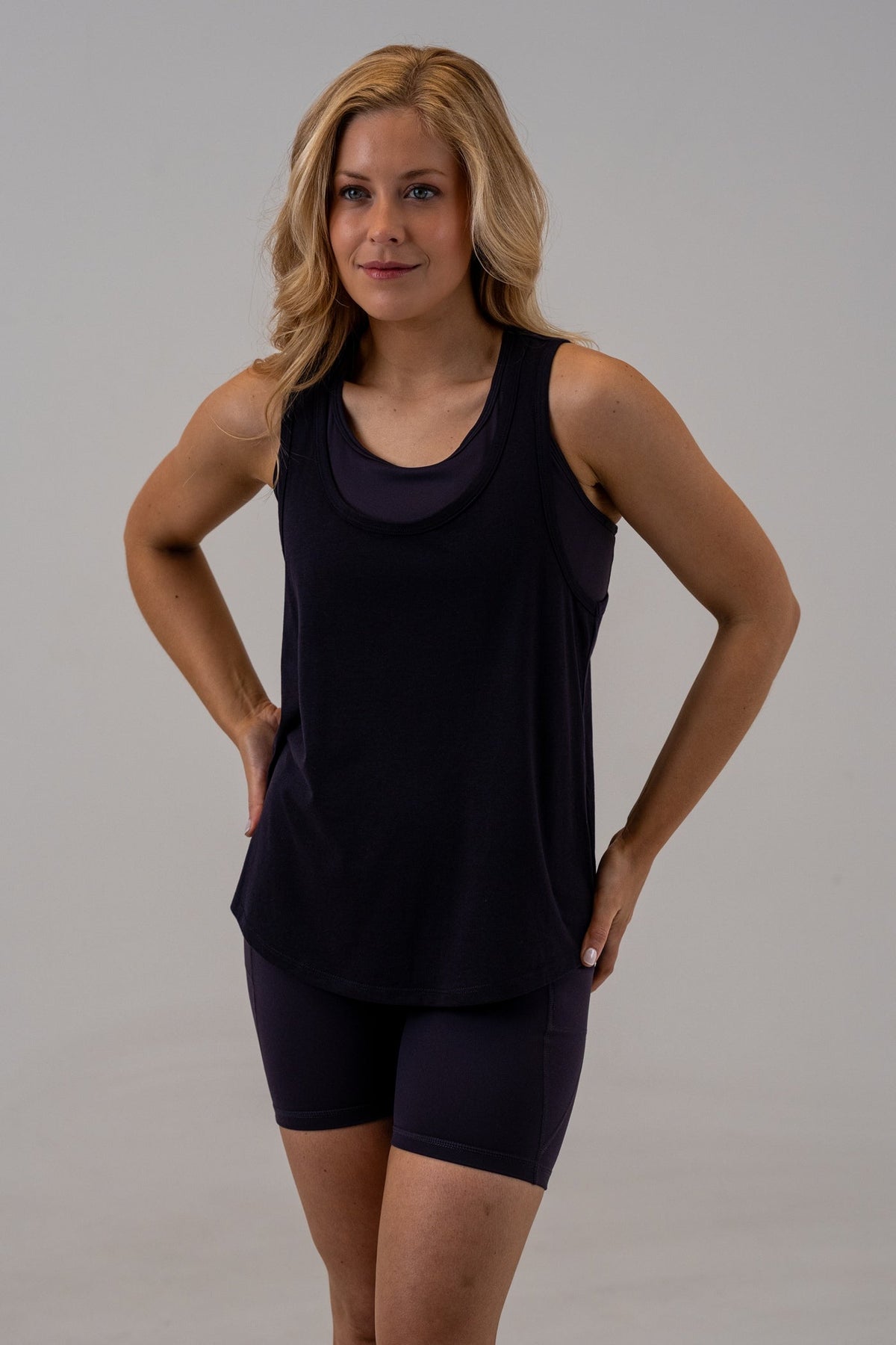 Racerback Tank Navy