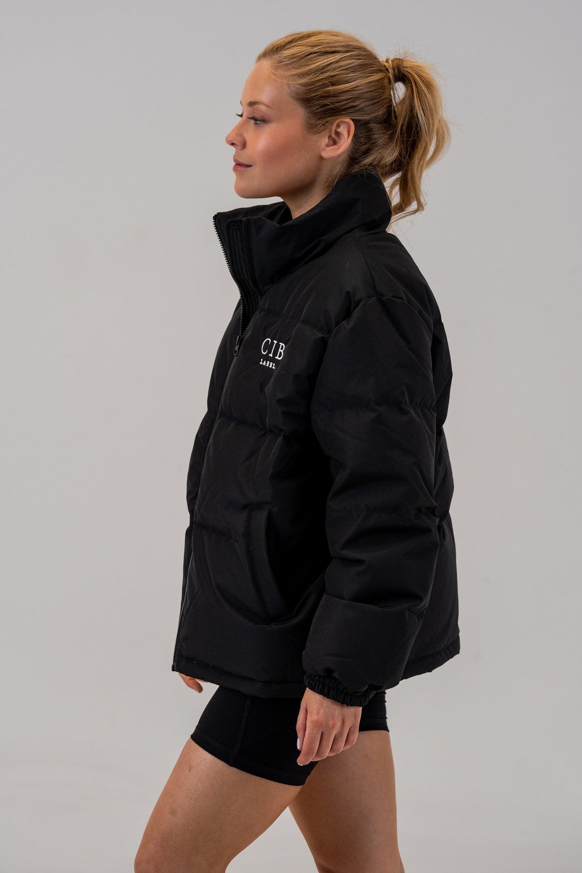 Women's Puffer Black, side