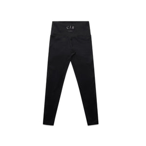 Seamless Leggings - Black, back view | CIB LABEL