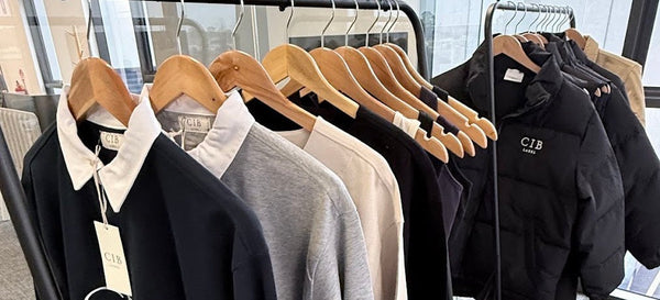 Cib Label outerwear rack