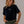 Combed Cotton Crop Tee Navy, front, alternate