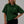 Heavyweight Cotton Box Tee Forest Green, on her, relaxed