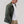 Men's Lined Cotton Jacket Olive, open front