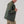 Men's Lined Cotton Jacket Olive, open front, alternate