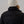 Women's Puffer Jacket Black with Pom Pom Beanie Natural, back view