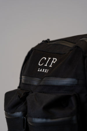 Recycled Travel Backpack Black, detail, alternate