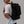 Recycled Travel Backpack Black, side view
