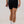 Slim High-Waisted Active Shorts Black, back view, view 3
