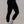 Slim High-Waisted Seamless Leggings Black, side view, alternate