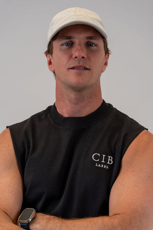 Washed Cotton Dad Cap Natural, front
