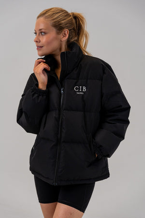 Women's 630-Fill Down Puffer Jacket Black, front, alternate