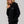 Women's Brushed Fleece Hoodie Black, front, alternate