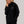 Women's Brushed Fleece Hoodie Black, front, view 4