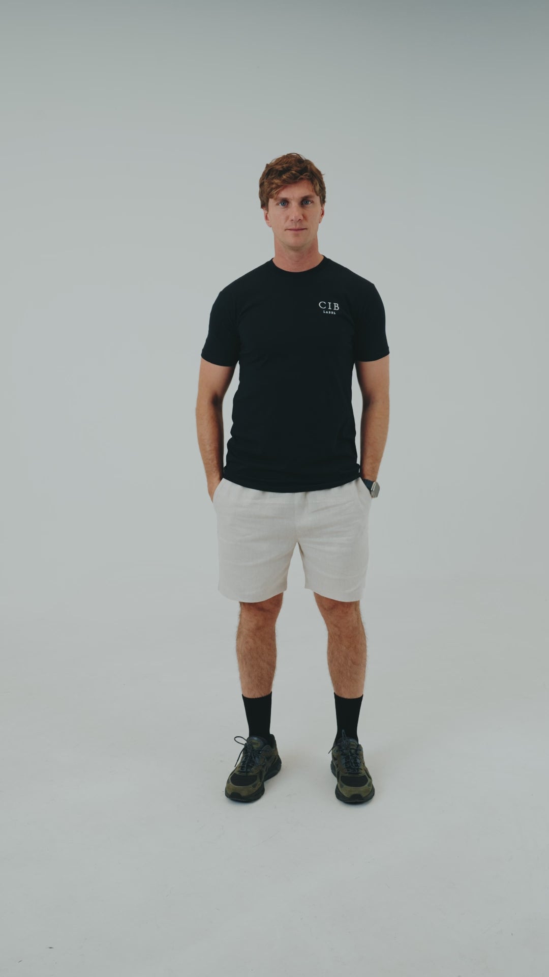 Pure Linen Shorts Natural, video