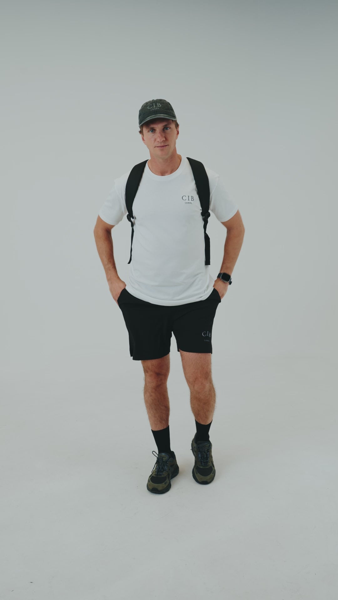 Recycled Travel Backpack Black, video